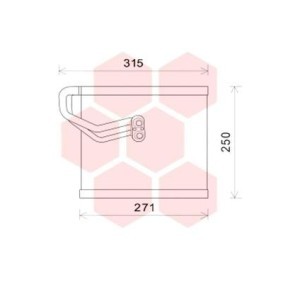 Compre Evaporador de VAN WEZEL online para ACCENT IV (RB) a preços moderados