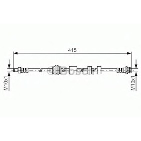 Bremsschlauch 1 987 481 425 von BOSCH günstig für 16,89 € online kaufen