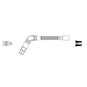 Zündkabel für MERCEDES-BENZ von BOSCH
