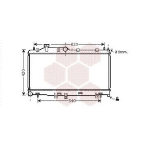 Kühler, Motorkühlung 51002072 von VAN WEZEL günstig für 144,37 € online kaufen