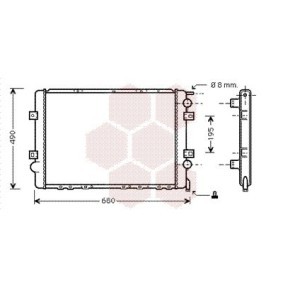 Compre Radiador, arrefecimento do motor da VAN WEZEL 43002299 a um preço baixo por 298,35 €