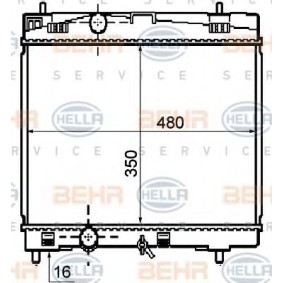 Kühler, Motorkühlung 8MK 376 790-061 von HELLA günstig für 148,68 € online kaufen