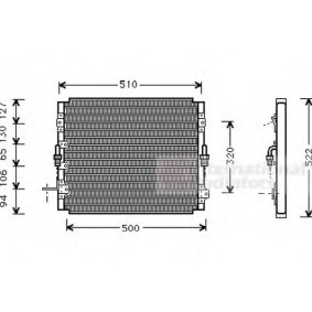 Compre Condensador de ar condicionado de VAN WEZEL online para LAND CRUISER (_J6_) a preços moderados