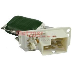 Compre Resistência, ventilador do habitáculo da METZGER 0917030 a um preço baixo por 16,08 €