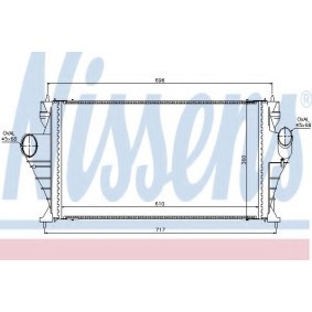 Ladeluftkühler 96764 von NISSENS günstig für 26,88 € online kaufen