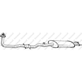 Acquista Marmitta anteriore da BOSAL online per SUNNY II Coupé (B12) a prezzi moderati