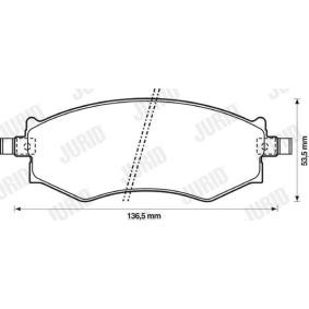 Bremsbeläge 572339J von JURID günstig für 31,82 € online kaufen