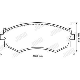 Bremsbeläge 572343J von JURID günstig für 29,78 € online kaufen