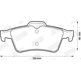 Bremsbeläge 573018J von JURID günstig für 23,52 € online kaufen