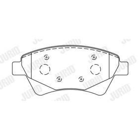 Bremsbeläge 573124J von JURID günstig für 25,99 € online kaufen