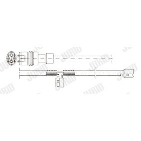 Warnkontakt, Bremsbelagverschleiß 581325 von JURID günstig für 21,30 € online kaufen