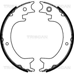 Bremsbackensatz, Feststellbremse 8100 68004 von TRISCAN günstig für 42,48 € online kaufen
