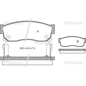 Bremsbeläge für SUBARU von TRISCAN