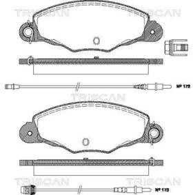 Bremsbeläge 8110 28012 von TRISCAN günstig für 61,29 € online kaufen