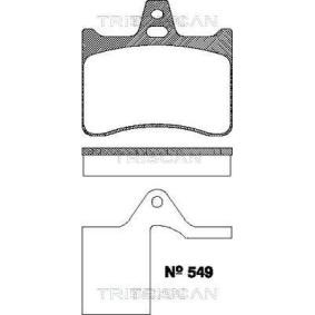 Bremsbeläge 8110 38004 von TRISCAN günstig für 27,82 € online kaufen