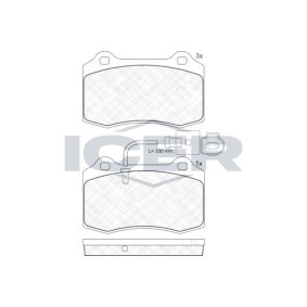 Achetez des Plaquettes de frein ICER 181636 à prix pour 29,36 €