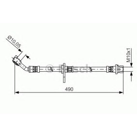 Bremsschlauch 1 987 481 521 von BOSCH günstig für 20,53 € online kaufen
