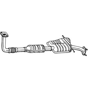 Katalysator des Herstellers BOSAL - Originalware Artikelnummer: 090-528