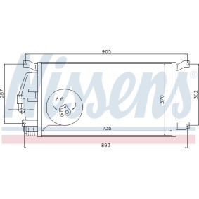 Compre Condensador, ar condicionado da NISSENS 94797 a um preço baixo por 50,86 €