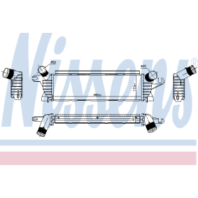 Acquista Intercooler da NISSENS online per Vectra A Sedan (J89) a prezzi moderati
