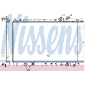 Acquista Radiatore motore da NISSENS 67491 a buon mercato per soli 82,46 €