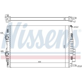 Kühler, Motorkühlung 640961 von NISSENS günstig für 107,83 € online kaufen
