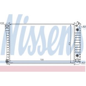 Achetez des Radiateur du moteur NISSENS 60970 à prix pour 270,12 €