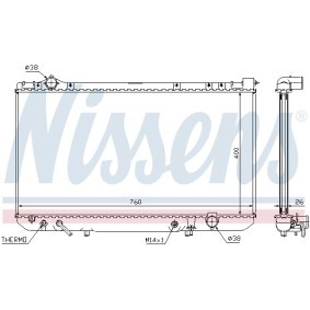 Acquista Radiatore motore da NISSENS 69471 a buon mercato per soli 55,80 €