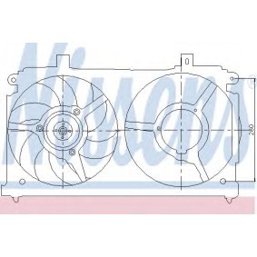 Kühlerlüfter 85477 von NISSENS günstig für 70,47 € online kaufen