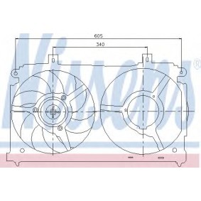 Kühlerlüfter 85478 von NISSENS günstig für 89,77 € online kaufen