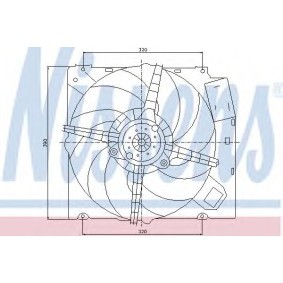 Kühlerlüfter 85101 von NISSENS günstig für 194,12 € online kaufen