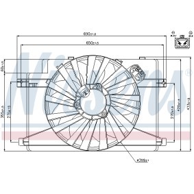 Kühlerlüfter 85106 von NISSENS günstig für 88,18 € online kaufen
