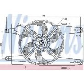 Kühlerlüfter 85112 von NISSENS günstig für 259,15 € online kaufen