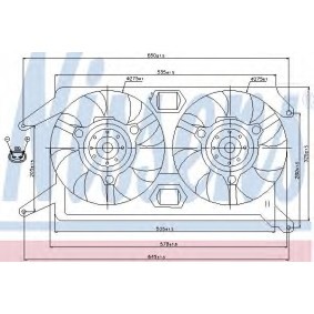 Kühlerlüfter 85113 von NISSENS günstig für 87,06 € online kaufen