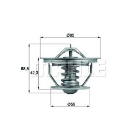 Kühlwasserthermostat TX 17 75D von BEHR THERMOT-TRONIK günstig für 28,71 € online kaufen
