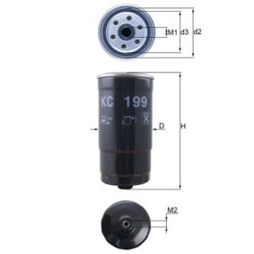 Kraftstofffilter KC 199 von KNECHT günstig für 23,46 € online kaufen