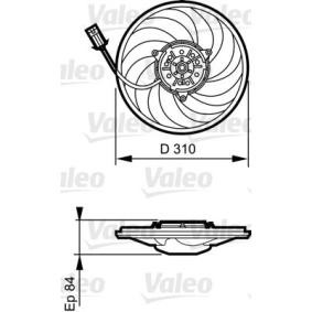 Kühlerlüfter für OPEL von VALEO