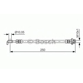 Bremsschlauch für OPEL von BOSCH