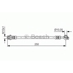 Bremsschlauch 1 987 481 435 von BOSCH günstig für 15,20 € online kaufen