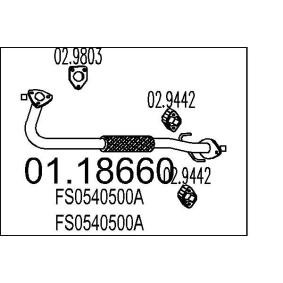 Abgasrohr 01.18660 von MTS günstig für 56,92 € online kaufen