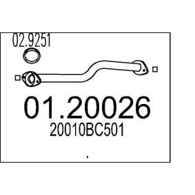 Abgasrohr 01.20026 von MTS günstig für 944,58 € online kaufen