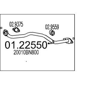 Abgasrohr 01.22550 von MTS günstig für 944,58 € online kaufen