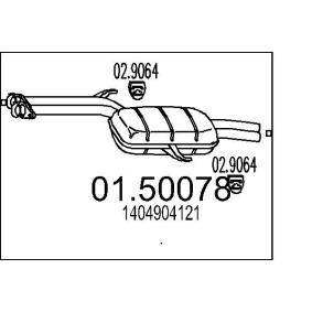 Mittelschalldämpfer 01.50078 von MTS günstig für 944,58 € online kaufen