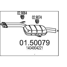 Mittelschalldämpfer 01.50079 von MTS günstig für 944,58 € online kaufen