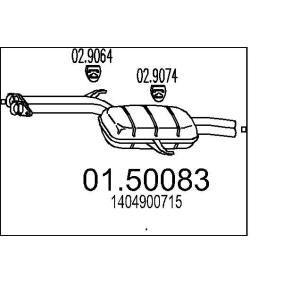 Mittelschalldämpfer 01.50083 von MTS günstig für 944,58 € online kaufen