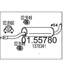 Compre Silenciador central de MTS online para 960 (964) a preços moderados