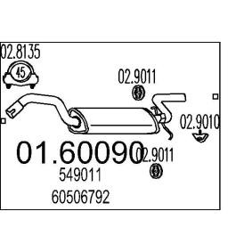 Endschalldämpfer 01.60090 von MTS günstig für 61,61 € online kaufen