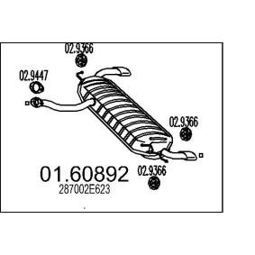 Endschalldämpfer 01.60892 von MTS günstig für 207,98 € online kaufen