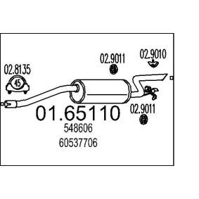 Endschalldämpfer 01.65110 von MTS günstig für 59,33 € online kaufen