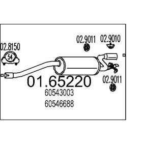 Endschalldämpfer 01.65220 von MTS günstig für 66,46 € online kaufen